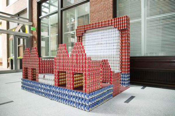 "A Reel Meal" Canstruction design competition 2013