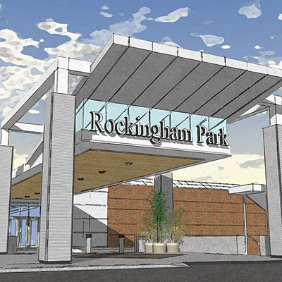 The Mall at Rockingham Park Main Entrance Rendering in Salem NH