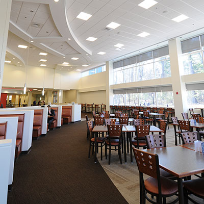 Southern New Hampshire University Dining Hall in Manchester NH