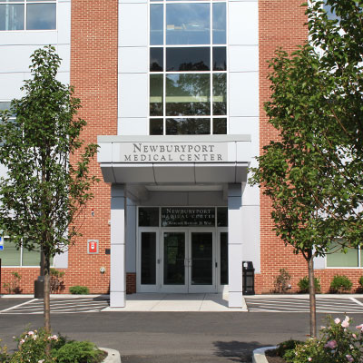 Newburyport Medical Center day patient facility entrance in Newburyport MA