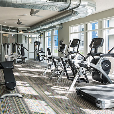 Student Housing Fitness Center in Minneapolis, MN.