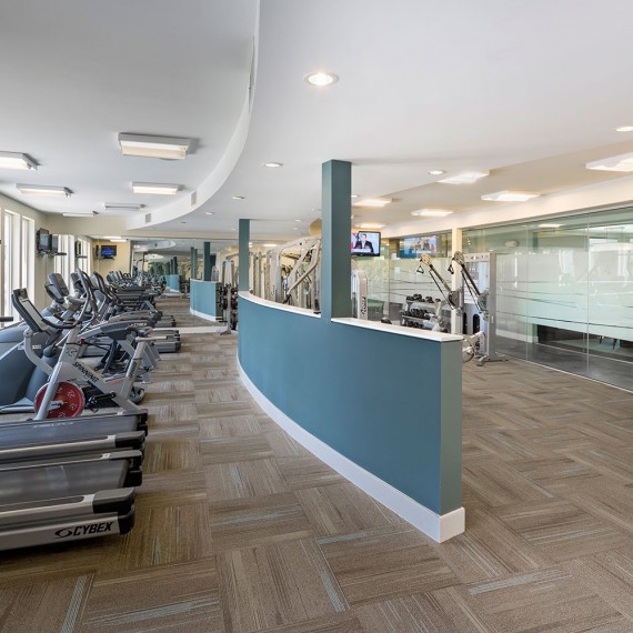 atMark Fitness Center cardio in Cambridge MA