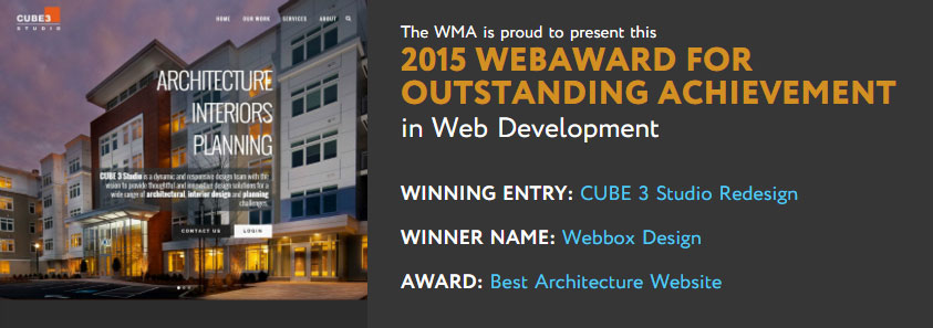 Web Marketing Association 2015 WebAward