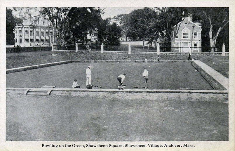 Balmoral Spa Shawsheen Village Bowling Green, Andover MA 1920's